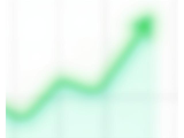 Ein Liniendiagramm, das einen positiven Trend des Kredit-Scores über einen Zeitverlauf zeigt, mit Meilensteinen und Wachstumspfeilen, symbolisiert die Verfolgung der Score-Entwicklung.